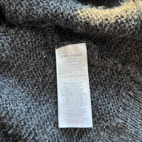 Vero Moda Mohair-style Dark Grey Sweater - Picture 13 of 15